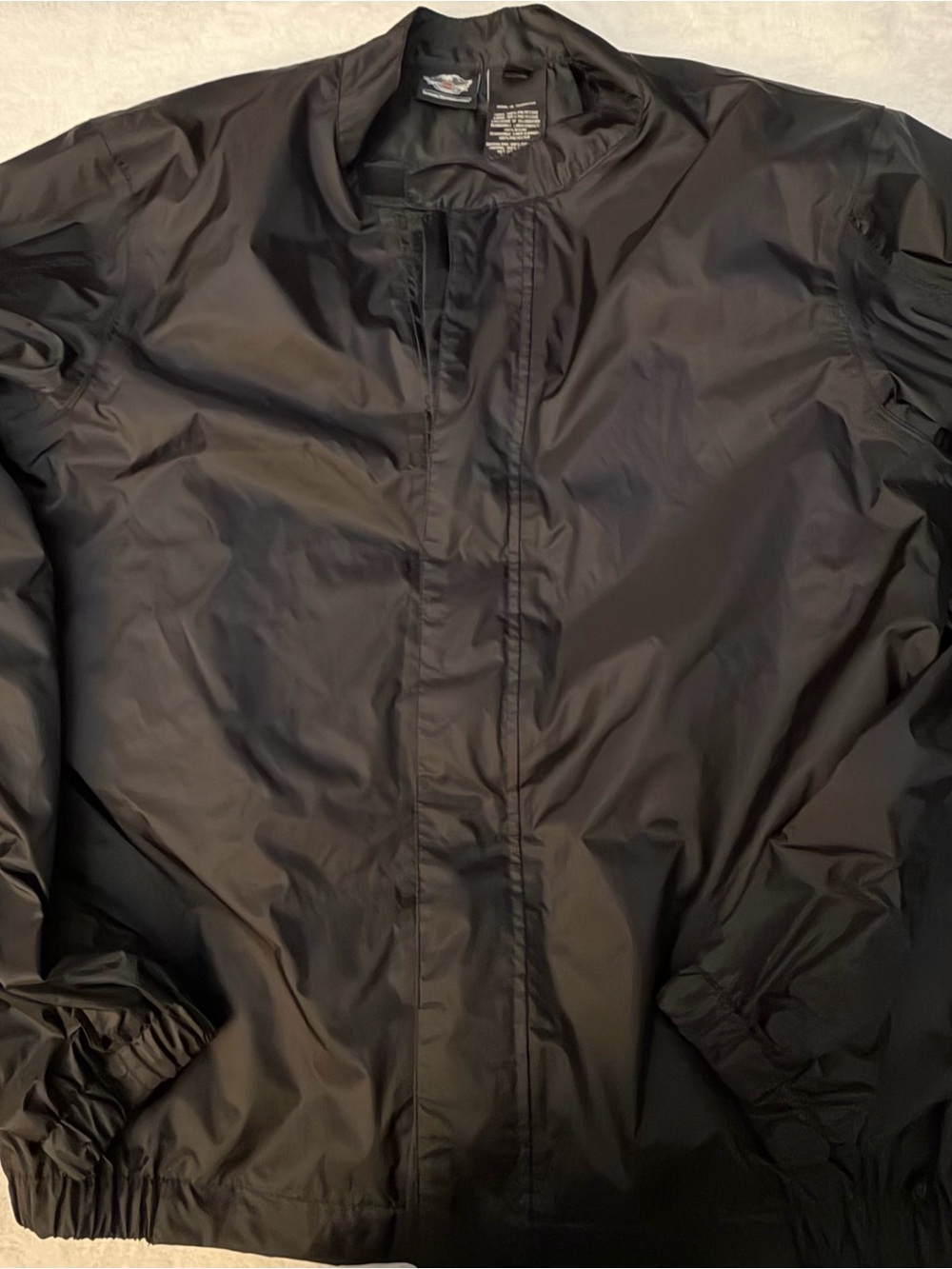 Harley-Davidson Black Windbreaker Jacket